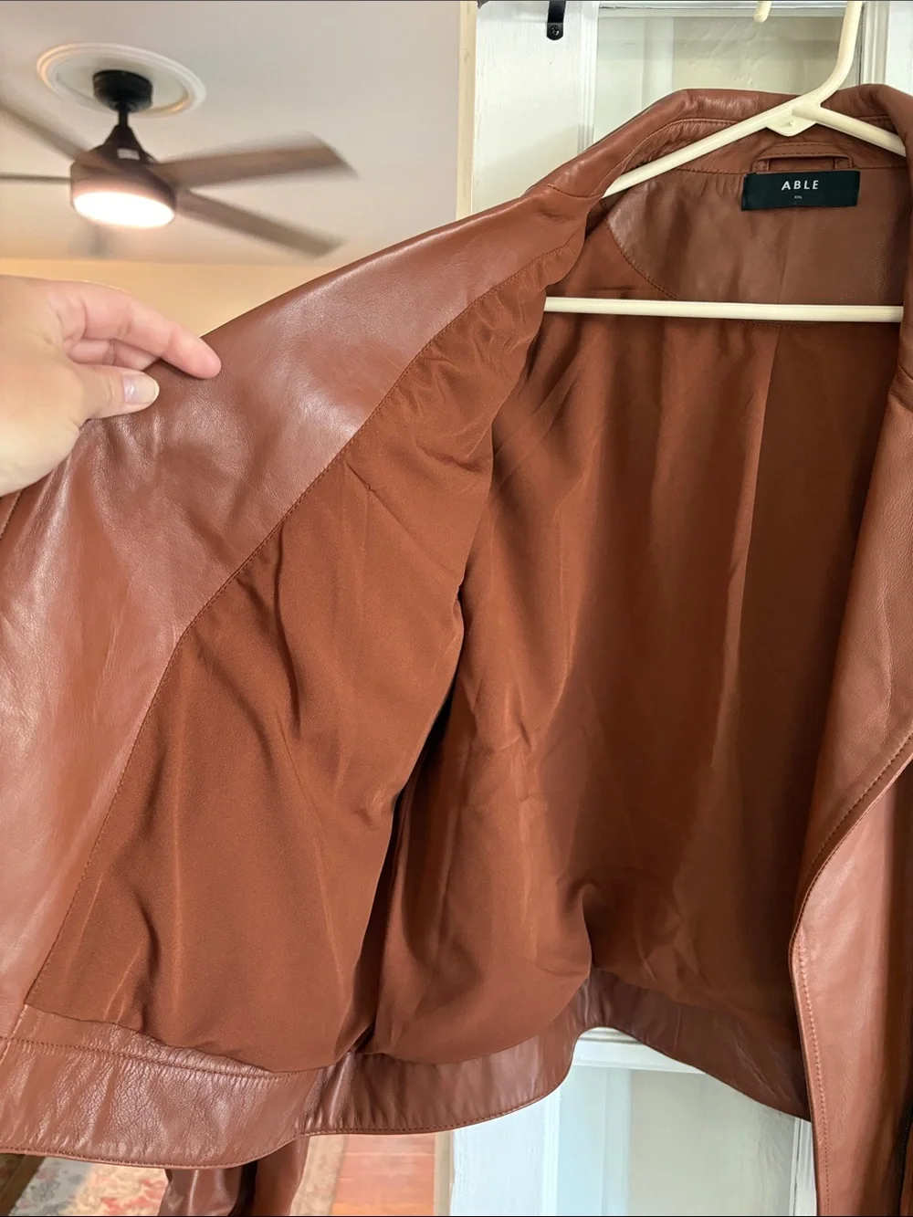 Able Brown Leather Jacket